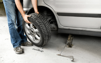 How long can you drive on a spare tyre?